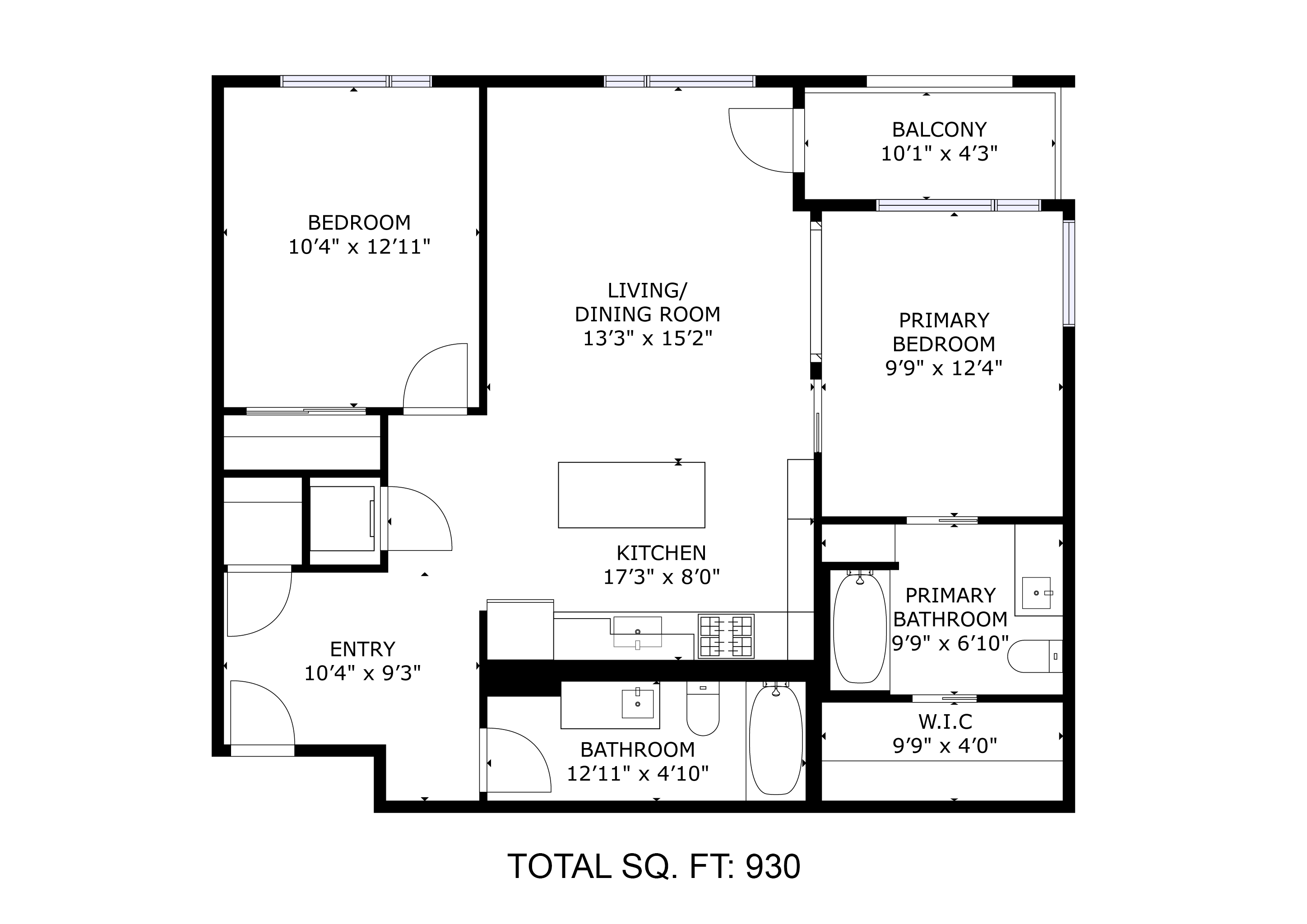 Suite A Floorplan